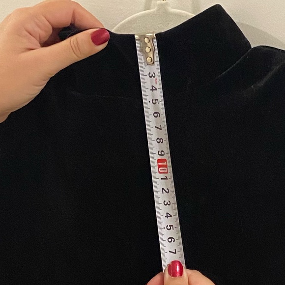 NWT Velvet Black Mock Neck Dress 🎁COMES WITH A GIFT🎁 - Picture 11 of 12